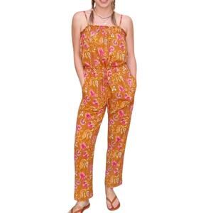 XiRena Sunset Sleeveless Sydnee Floral Jumpsuit  Size XS